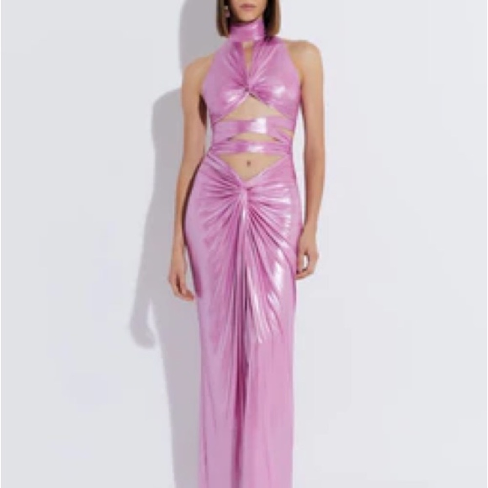 LaPointe Pink Maxi Skirt
